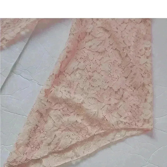 Alfani Pink Lace Blouse - Picture 3 of 7